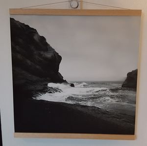 Art Print and hanger Leah Flores Ocean 1- 30x30